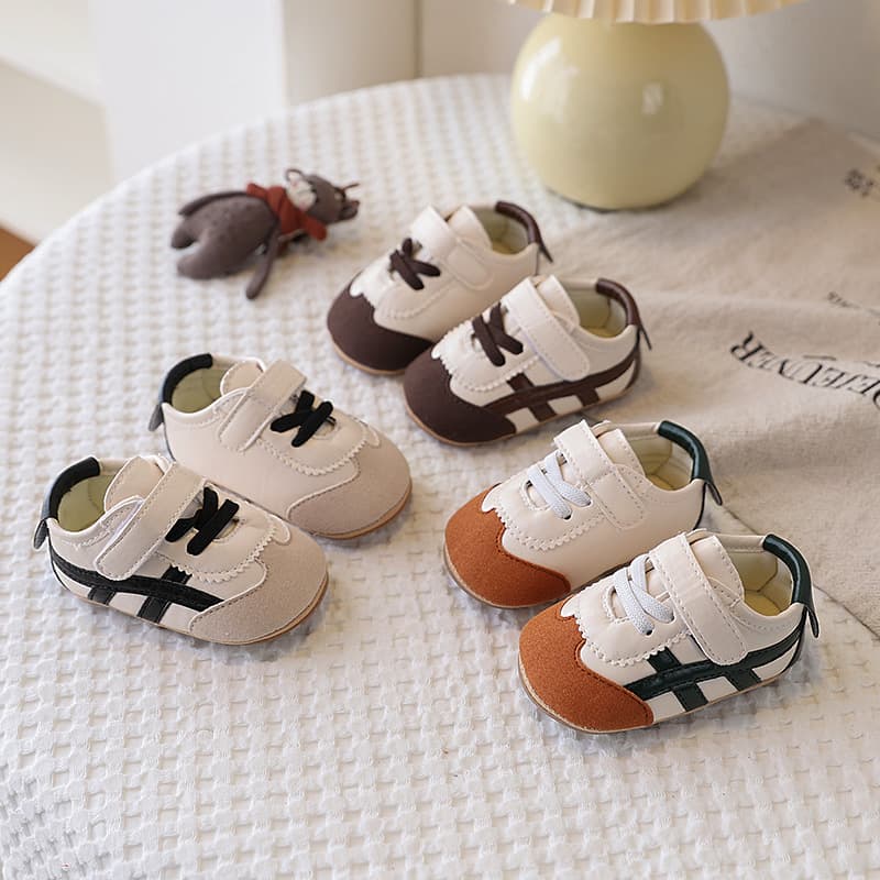 Spring and Autumn Baby Walking Shoes for Boys and Girls, 3-6-9 Months, Ultra-Soft, Lightweight, Non-Slip, Wear-Resistant, Sports Baby Shoes
