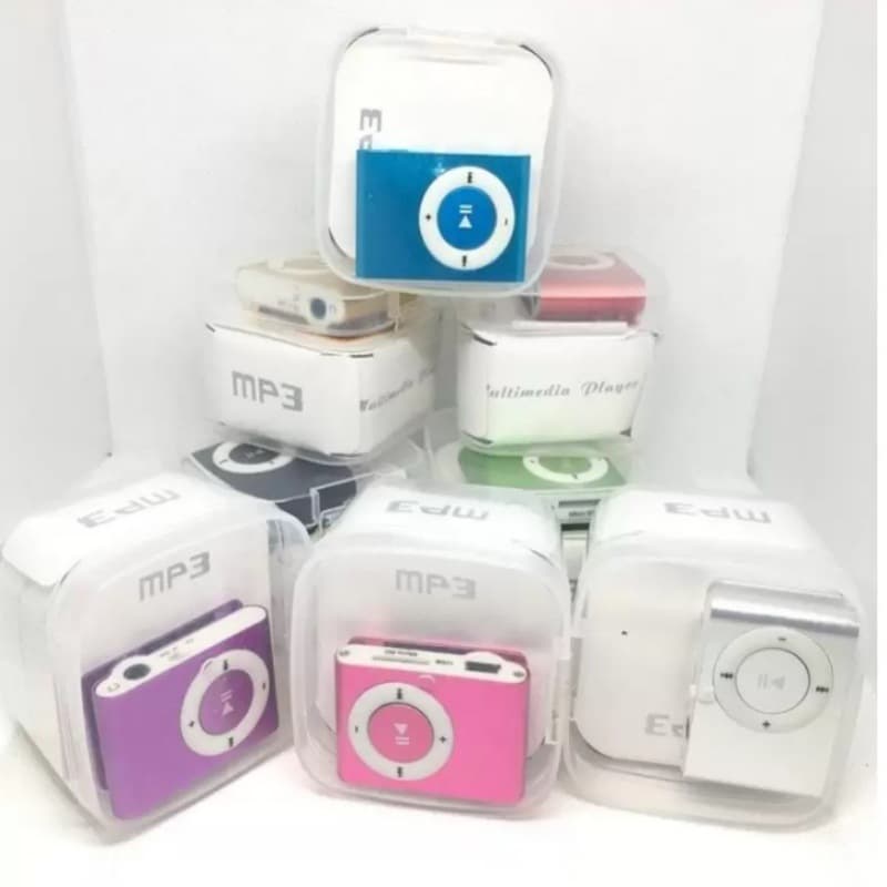 Metal Clip MP3 Player Without Screen, Student Portable Music Player, Sports Gift, Colorful MP3