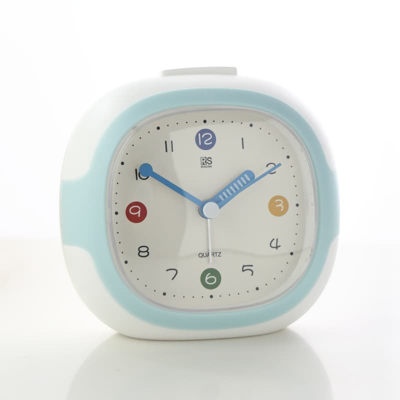 Cute silent desktop clock for children, boys, girls and students, special bedside clock, super loud timer small alarm clock