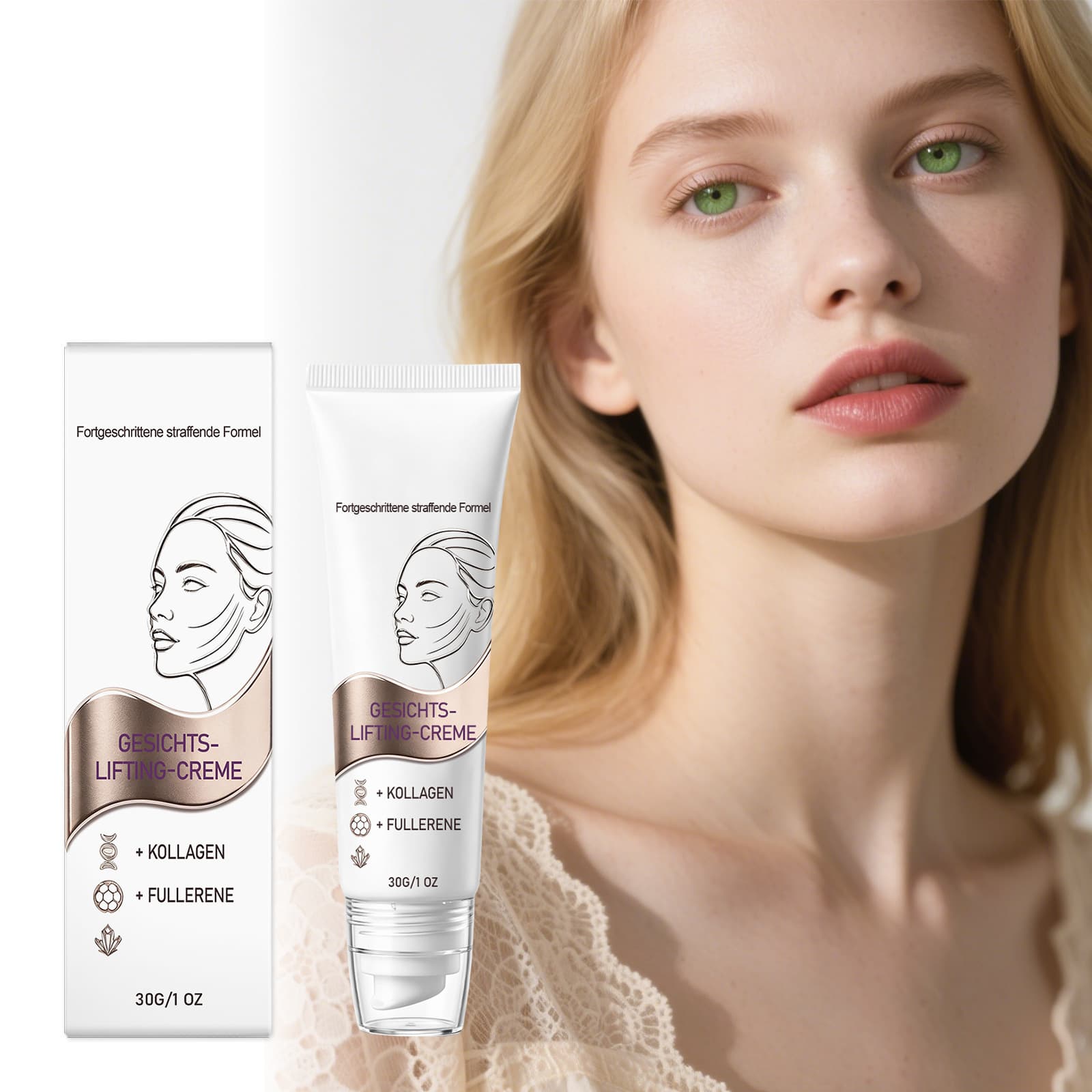 Face Care Cream Gentle Moisturizing Hydrating Elastic Facial Skin Daily Delicate Brightening Care Face Cream