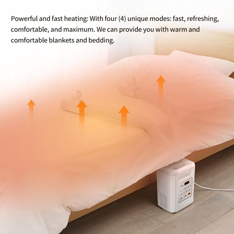 Cutting-edge Warm Bed Machine Featuring Mite Removal, Home Shoe Drying Function, Dual-tube Dehumidifying Dryer for Bedding and Clothes