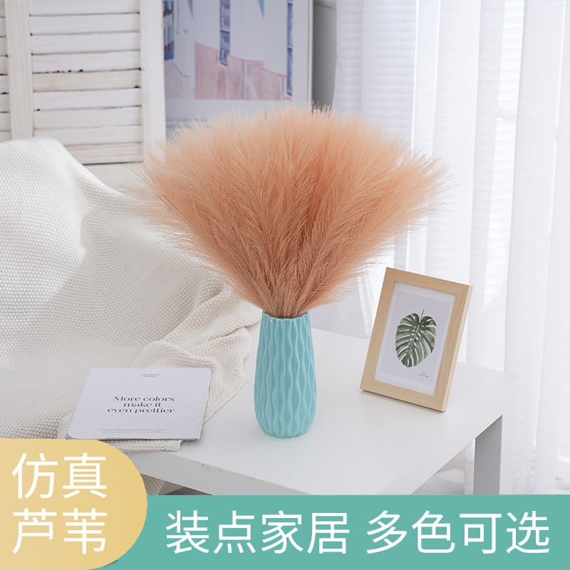 Artificial Reed Luxury Bouquet Light Luxury Floor Decoration Fake Flower Decor Ins Nordic Home Tabletop Decoration