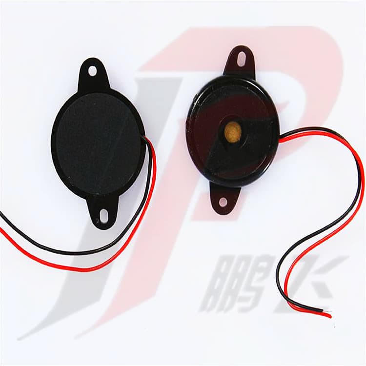 Factory Wholesale Piezo Passive 23MM*6MM Buzzer 2360 With Leads and Ears 3V-12V