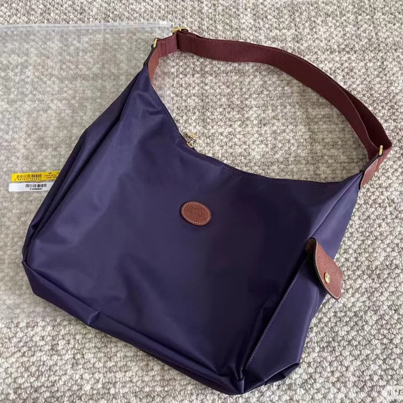 French Longchamp Faye Wong's same armpit bag hobo messenger bag unisex lightweight large capacity single shoulder crossbody bag