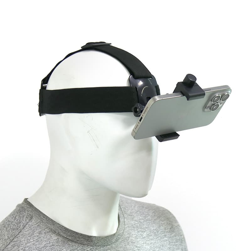 Head-Mounted Phone Holder Stand for Douyin First-Person View Unboxing Video Camera Live Streaming Headband