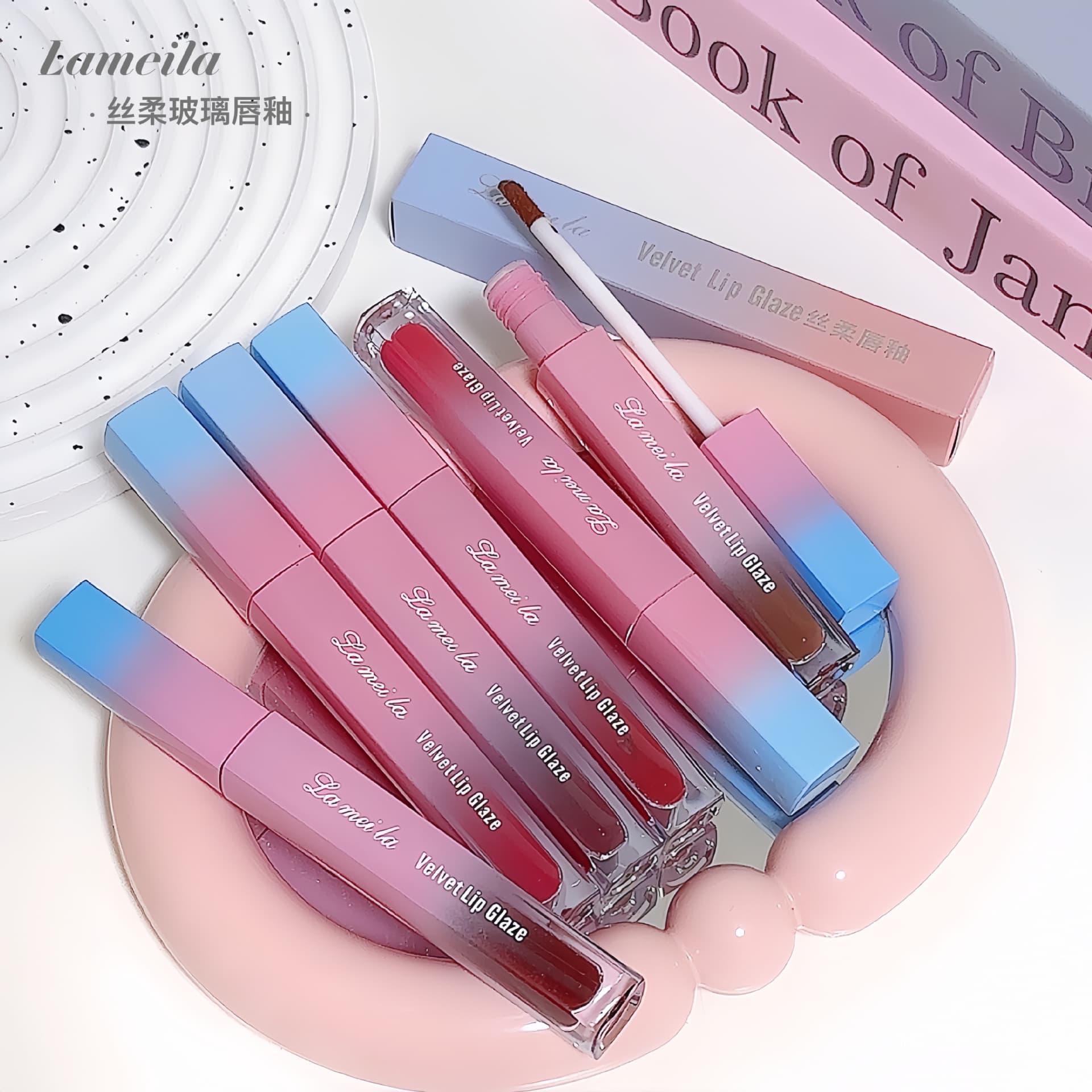 Lamela Lip Gloss Moisturizing Lip Glaze Lip Tint Lip Liquid Lipstick for Female Students 1011