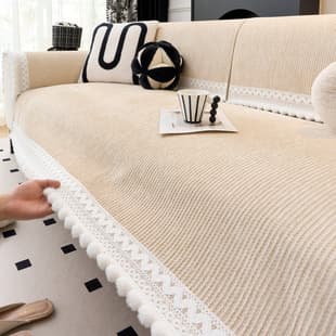 Guixin Sofa Cushion New Full-Cover Non-Slip Sofa Cushion Home Use Four-Season Universal Anti-Faux Fur Sofa Dust Cover Cloth