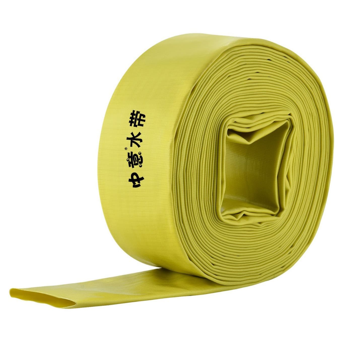 Factory direct supply of farmland irrigation hoses, sun-proof, cold-resistant, yellow, environmentally friendly, energy-saving plastic-coated hoses, and polymer hoses.