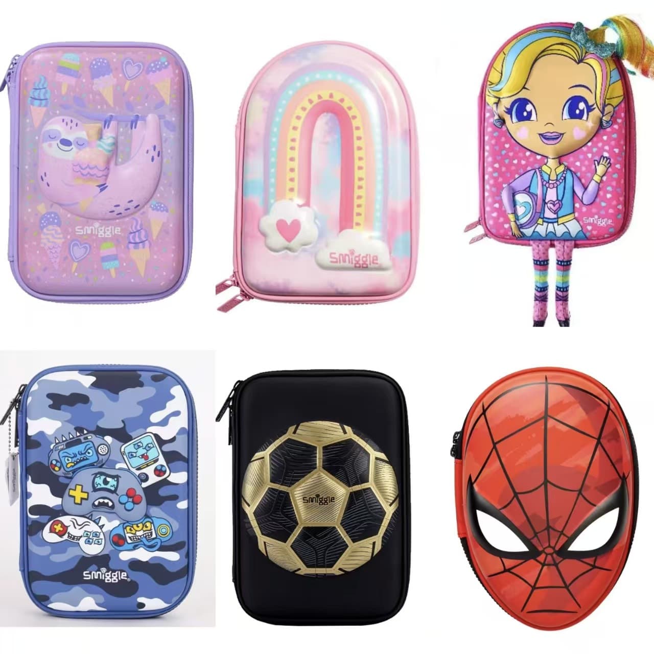 Australian Smiggle pencil case for kids, cartoon large capacity pencil box for primary school students