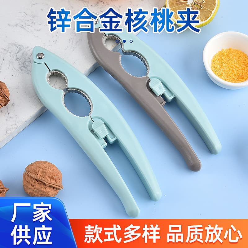 Manufacturer Wholesale Zinc Alloy Walnut Cracker Multi-purpose Nut Cracker Pecan Opener Shelling Tool Crab Cracker