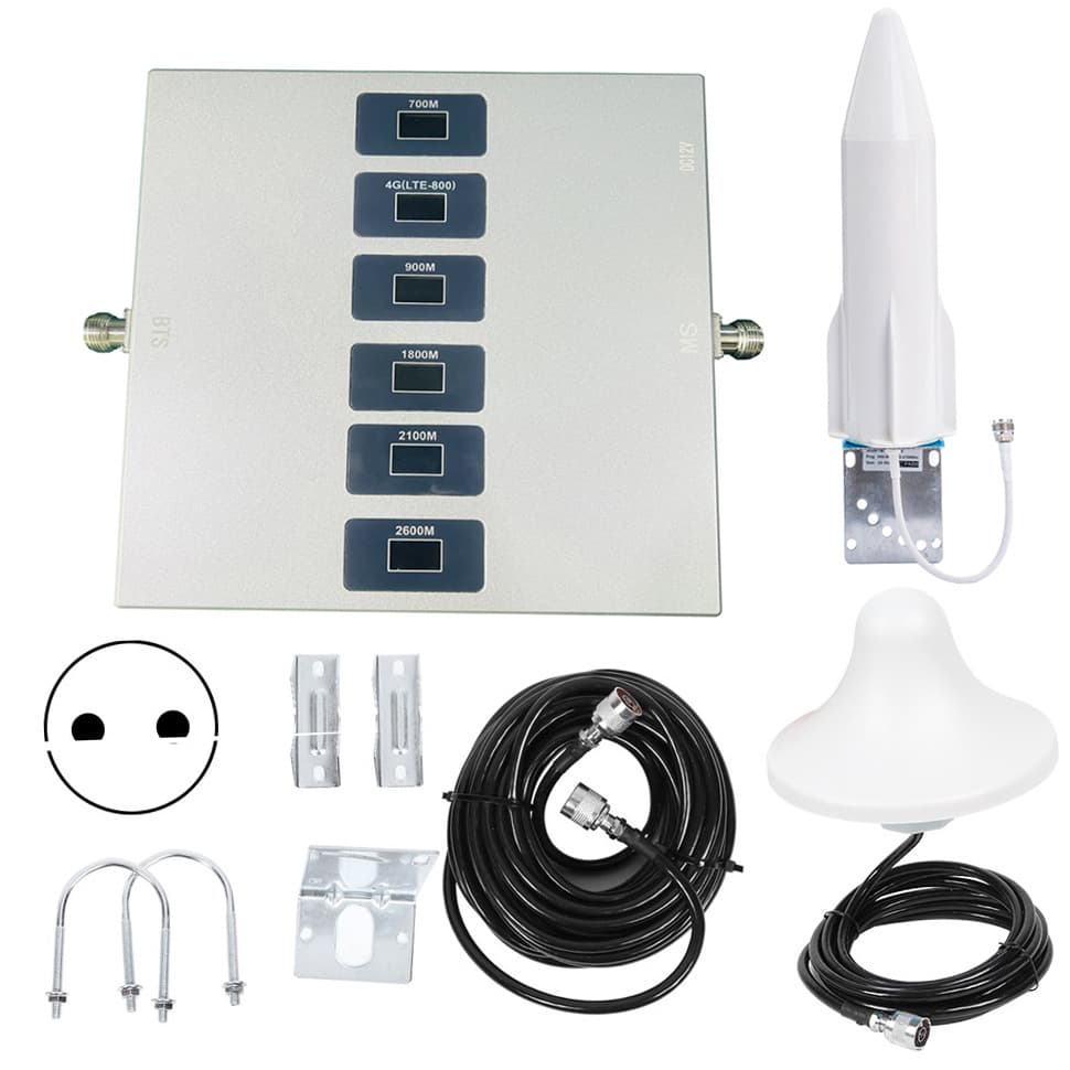 New Export Hot-Sale Hexa-band Universal Mobile Signal Booster - 2G-5G Global 6-Band
