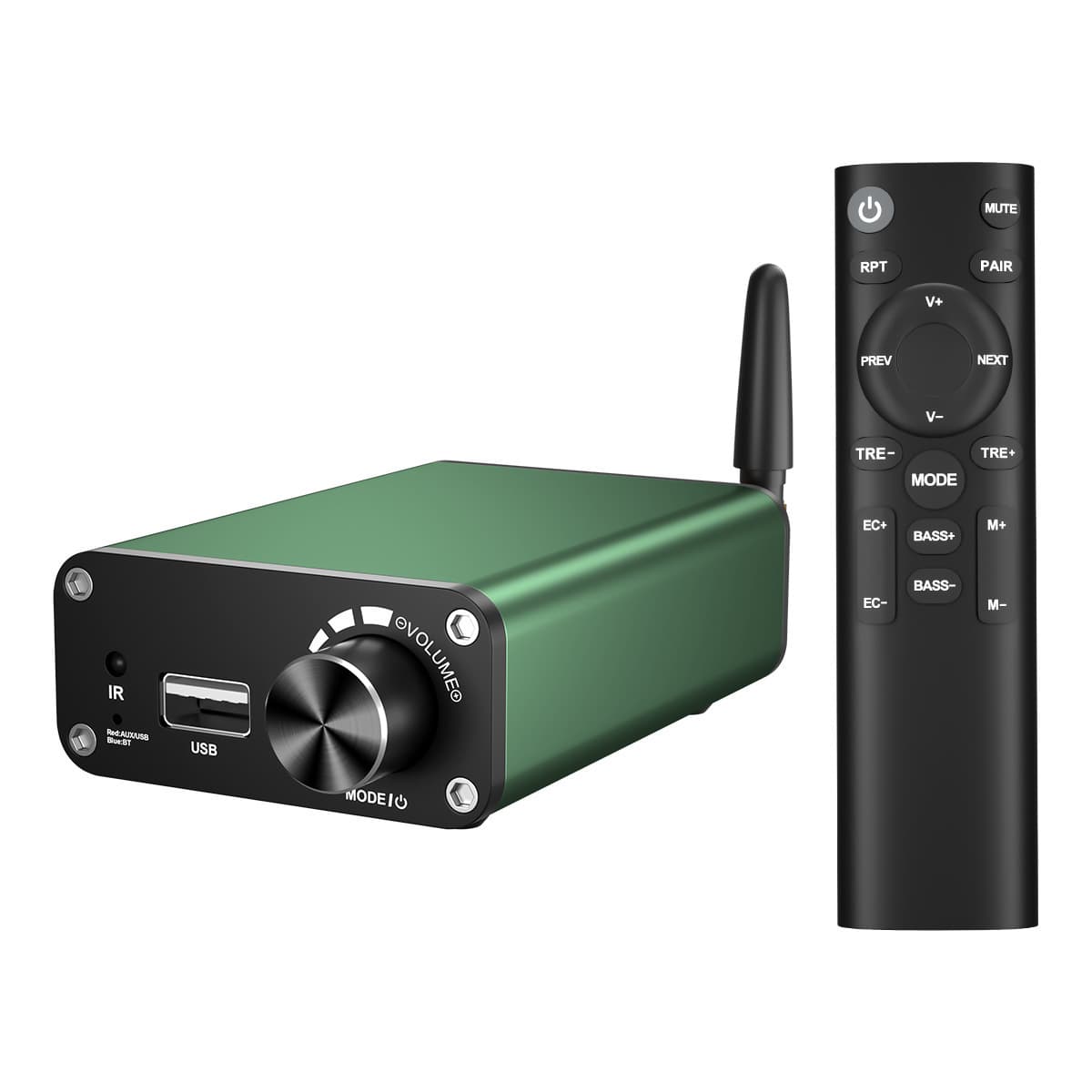 200W High-Power Amplifier Ac06 Mini Bluetooth Power Amplifier 2.0 Channel Digital Amplifier