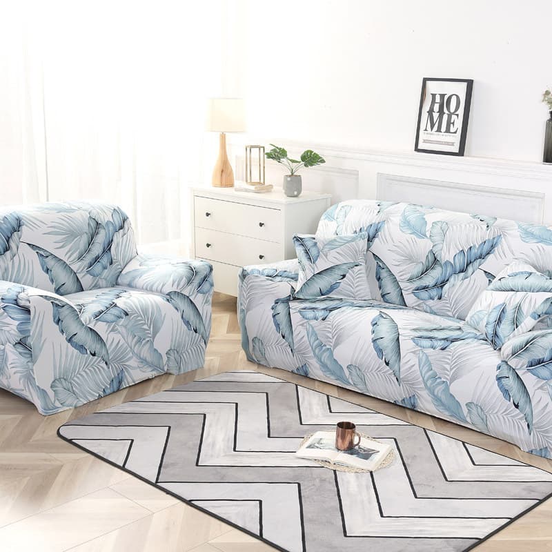Full Coverage Anti-Slip Stretch Sofa Cover Leather Old-Fashioned Sofa Slipcover Full Cover Fabric Combination Sofa Cushion
