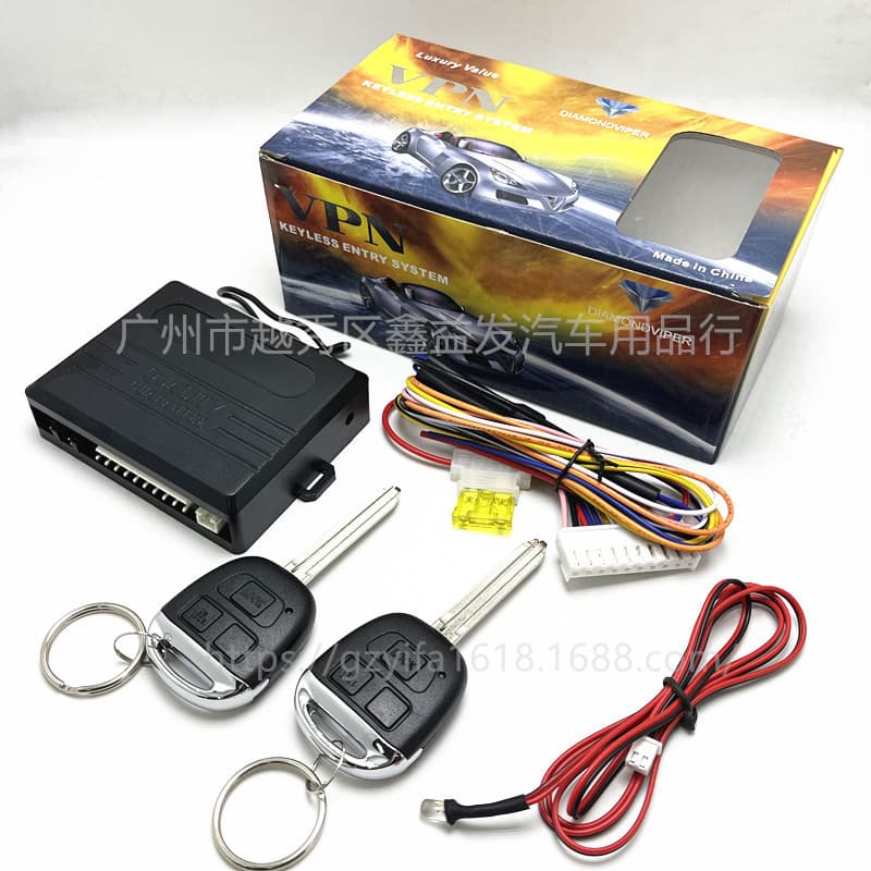 Manufacturer's best-selling car central lock keyless entry Y9 remote control switch lock with trunk opening keyless