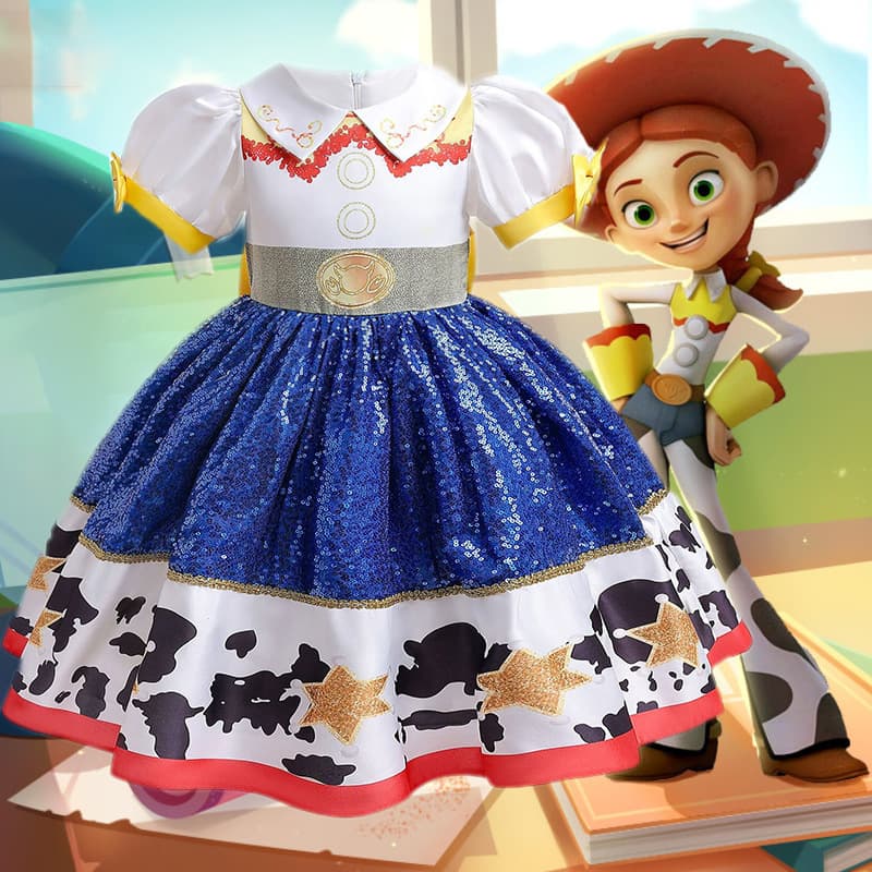 New children's dress skirt Toy Story Trish splicing princess dress cosplay stage performance costume
