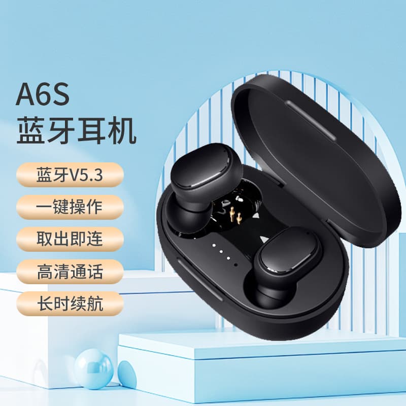 Cross-border A6s E6s E7s Bluetooth Earphones Sports Macaron Ultra-long Battery Life Factory Wholesale Wireless
