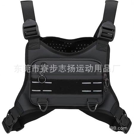 Outdoor Tactical Chest Bag for Men, Multi-Functional Training Running Backpack, Sports Hiking Fitness Bag, Tactical Phone Pouch