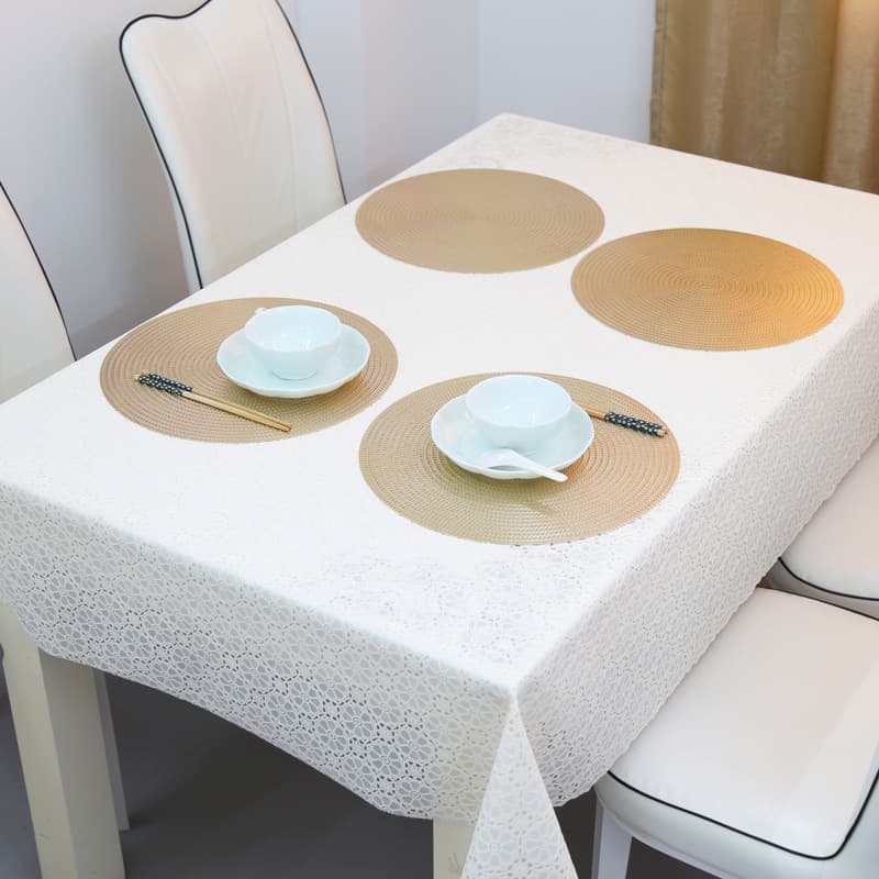 Nordic Placemat Heat Insulation Mat Bowl Mat Dining Tray Bedside Table Mat Coffee Table Mat Cup Mat PVC Table Mat Wholesale Stock