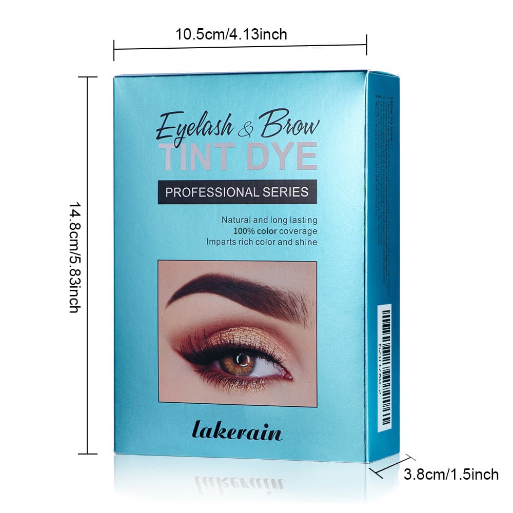 Cross-border Lakerain Eyebrow Tint Kit DIY Eyebrow Dye Brown Black 3D Eyebrow Tint Set