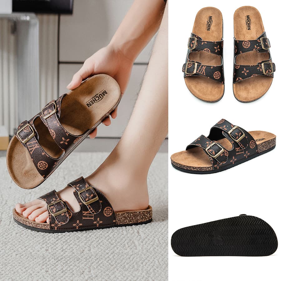 The new Bokenluwei men's slippers are fashionable summer anti-slip soft soles for outer wear and are popular cross-border models.