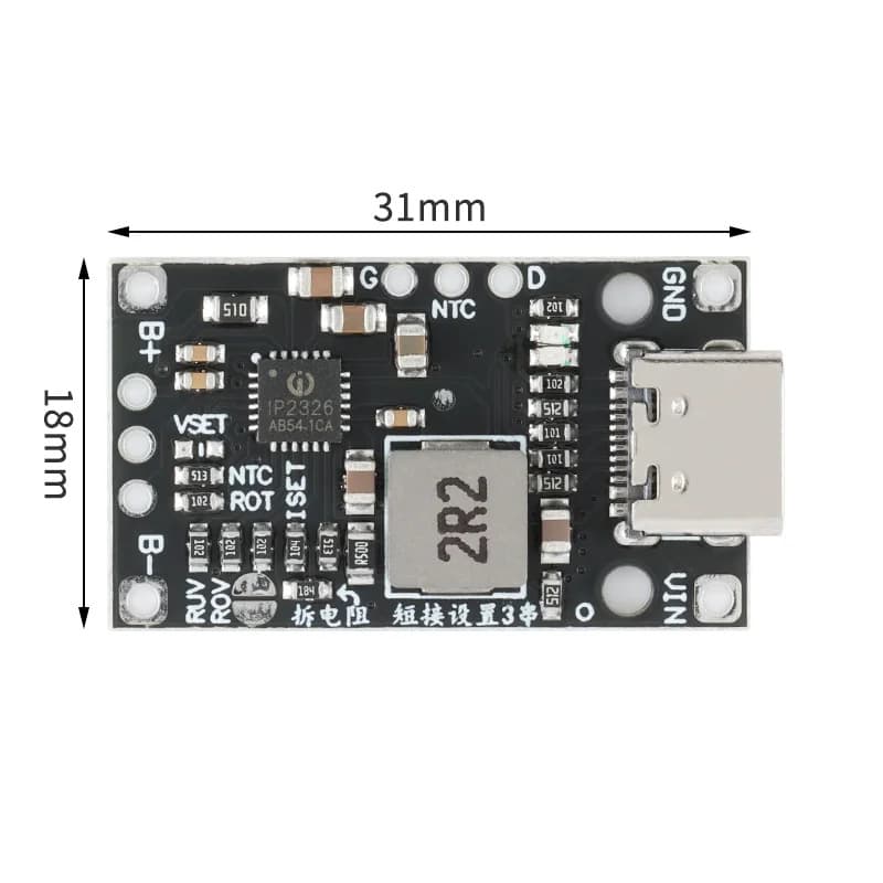 High Power Lithium Battery Pack Charging Board 2S 3S Boost Fast Charging / 3.7V Polymer / Drone Charging Module