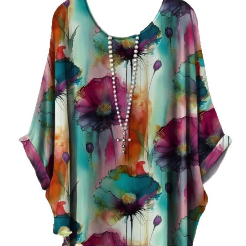 European and American Latin Light Luxury Style T-Shirt Bestseller Women's Clothing for TEMU, Shein, Mercado Libre, AliExpress, TikTok, Amazon