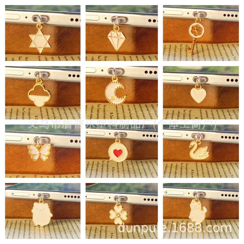 Moon Cross-Border Exclusively Available for Kindle Dust Plug, Reader Sealing Protection, Mobile Phone Ornaments Mixed Batch