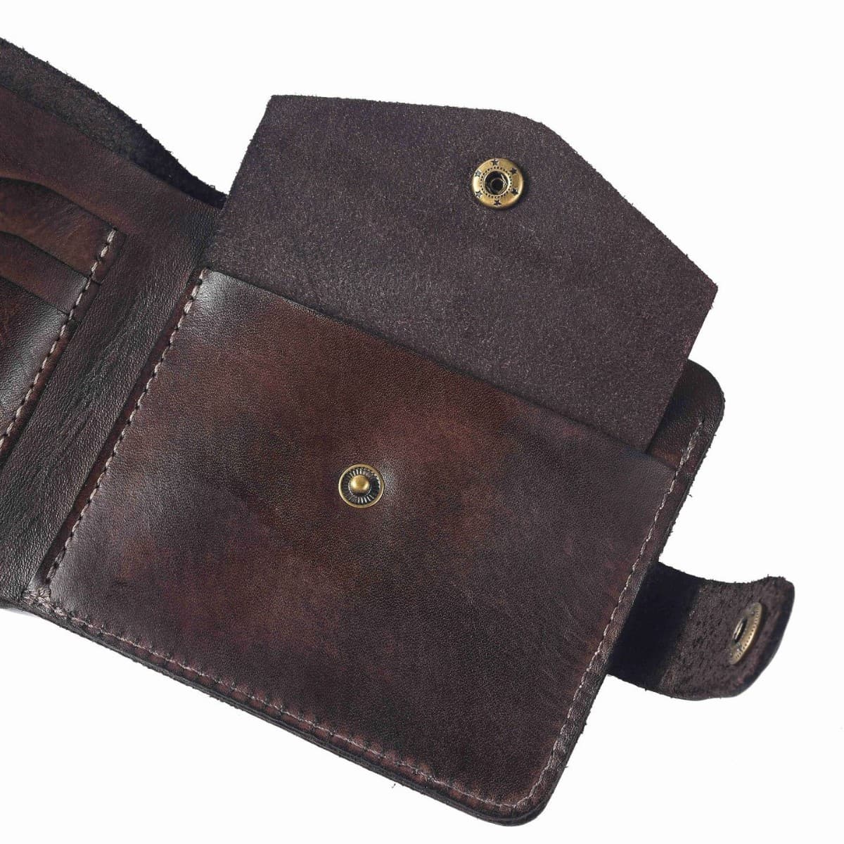 New genuine leather high-end men's wallet men's short wallet men's and women's wallet card holder zipper driver's license cover wallet