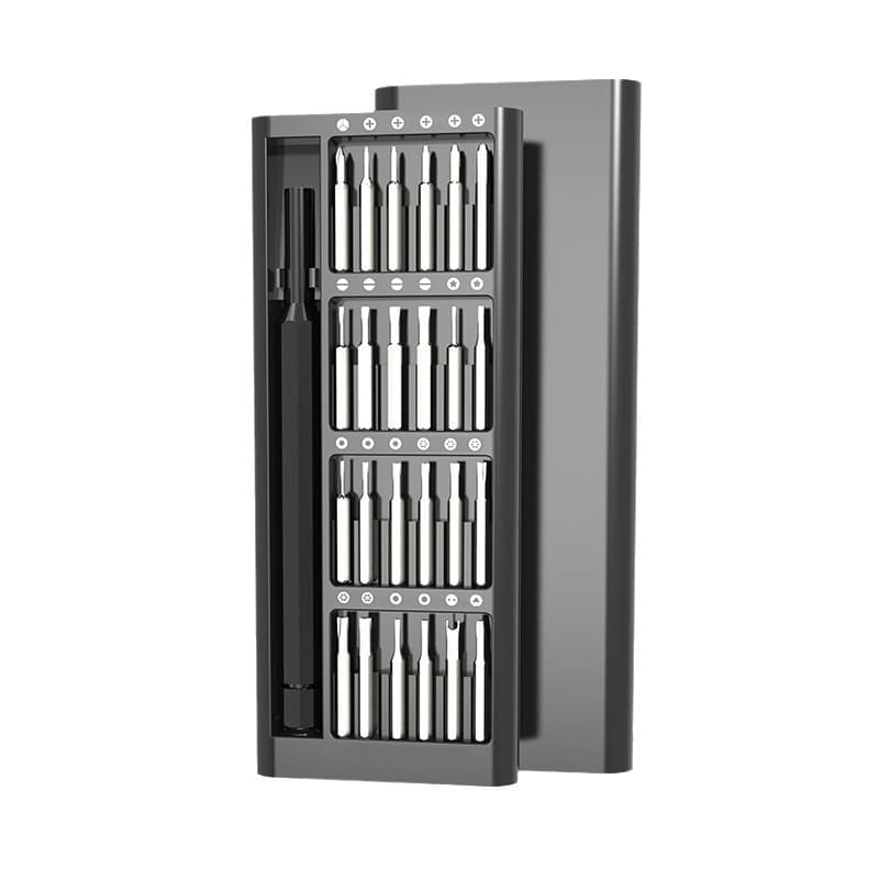 24-in-1/25-in-1 Multifunctional Screwdriver Set for Phone, Computer, and Eyeglass Repair, Precision Cross S2 Bits