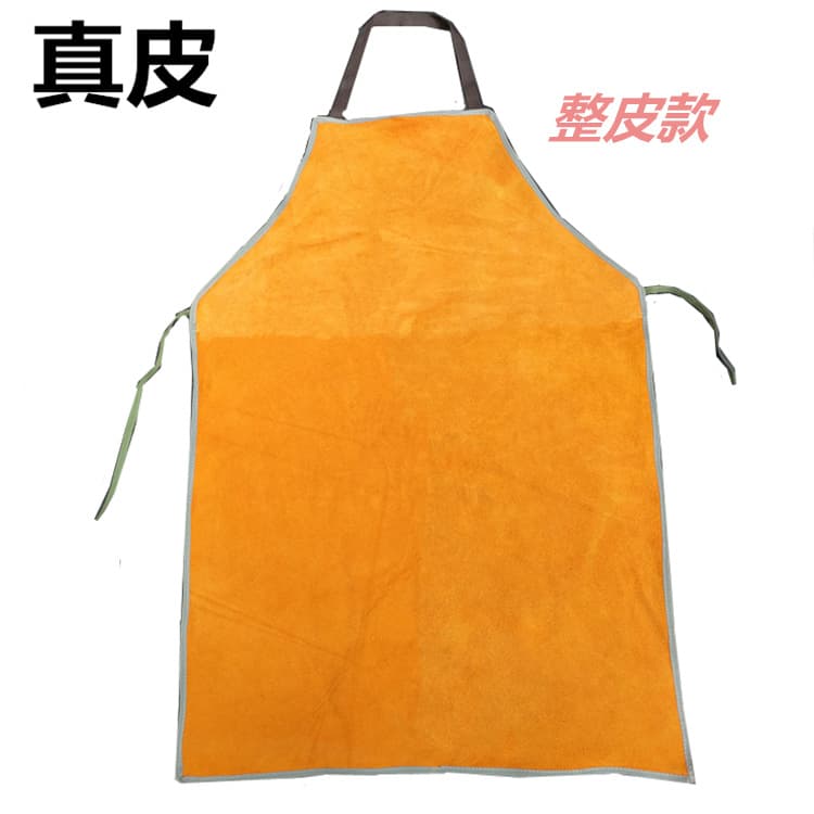 Leather Welding Apron for Welders, Genuine Leather, Abrasion-Resistant, High-Temperature Resistant, Heat Insulation, Anti-Scald, Oil-Resistant, Spark-Proof