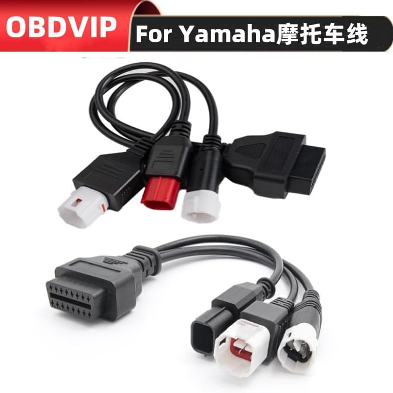 Honda Yamaha Motorcycle Adapter Cable yamaha 3+4pin 6pin honda to OBD 16pin
