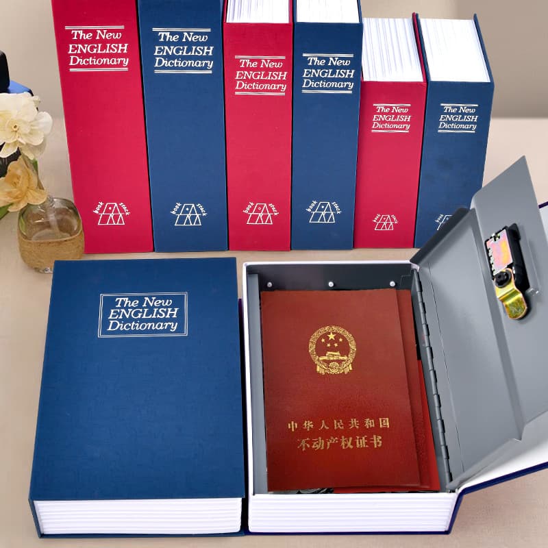 Creative Simulation Book Safe Password Lock High Appearance Insurance Storage Box Personalized Piggy Bank Desktop Safe