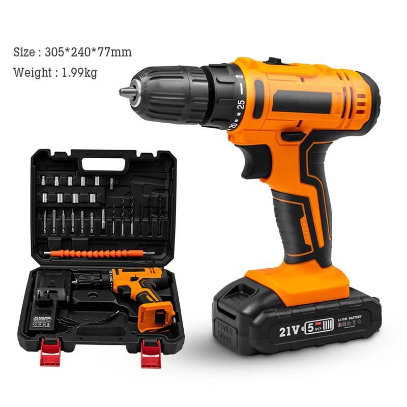 Cordless Lithium Drill Hand Drill Dual Speed Charging Drill Pistol Drill Electric Screwdriver Wholesale Drill