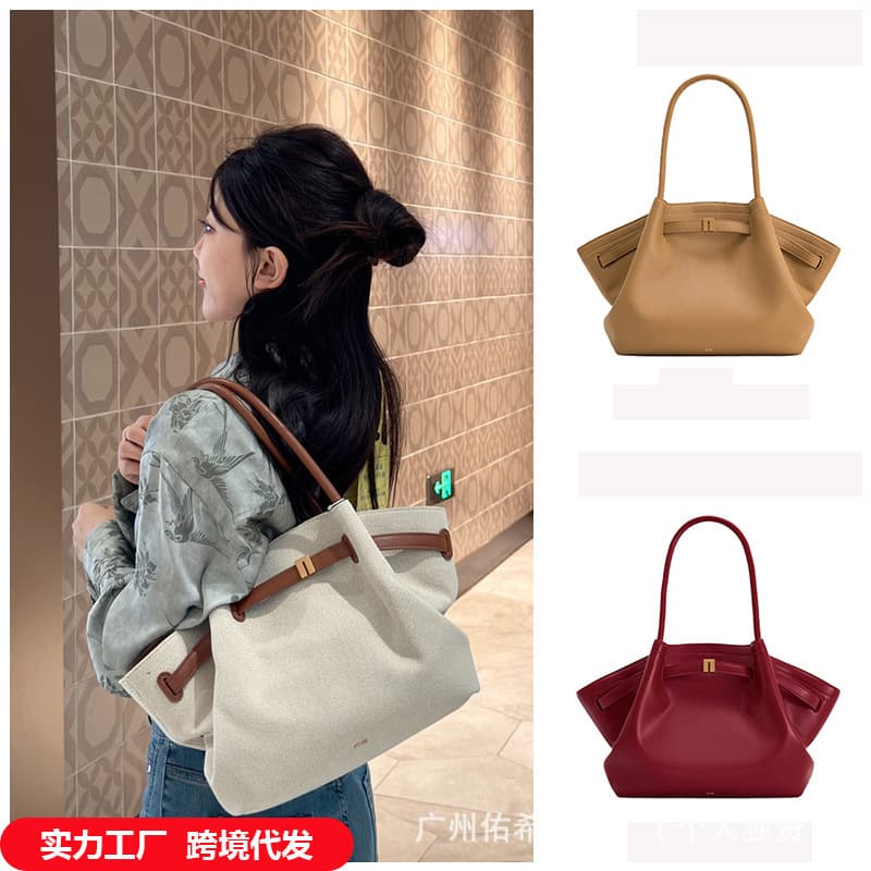Cross-border jwpei dumpling bag suede finish single-shoulder crossbody underarm bag niche design fashion handbag tote