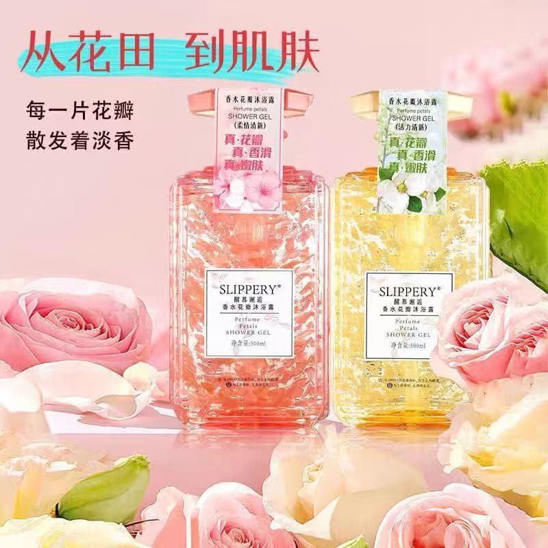 Authentic Xingmu Encounter Shower Gel with Jasmine Petals, Long-Lasting Moisturizing Body Wash for Women, Wholesale and Drop Shipping