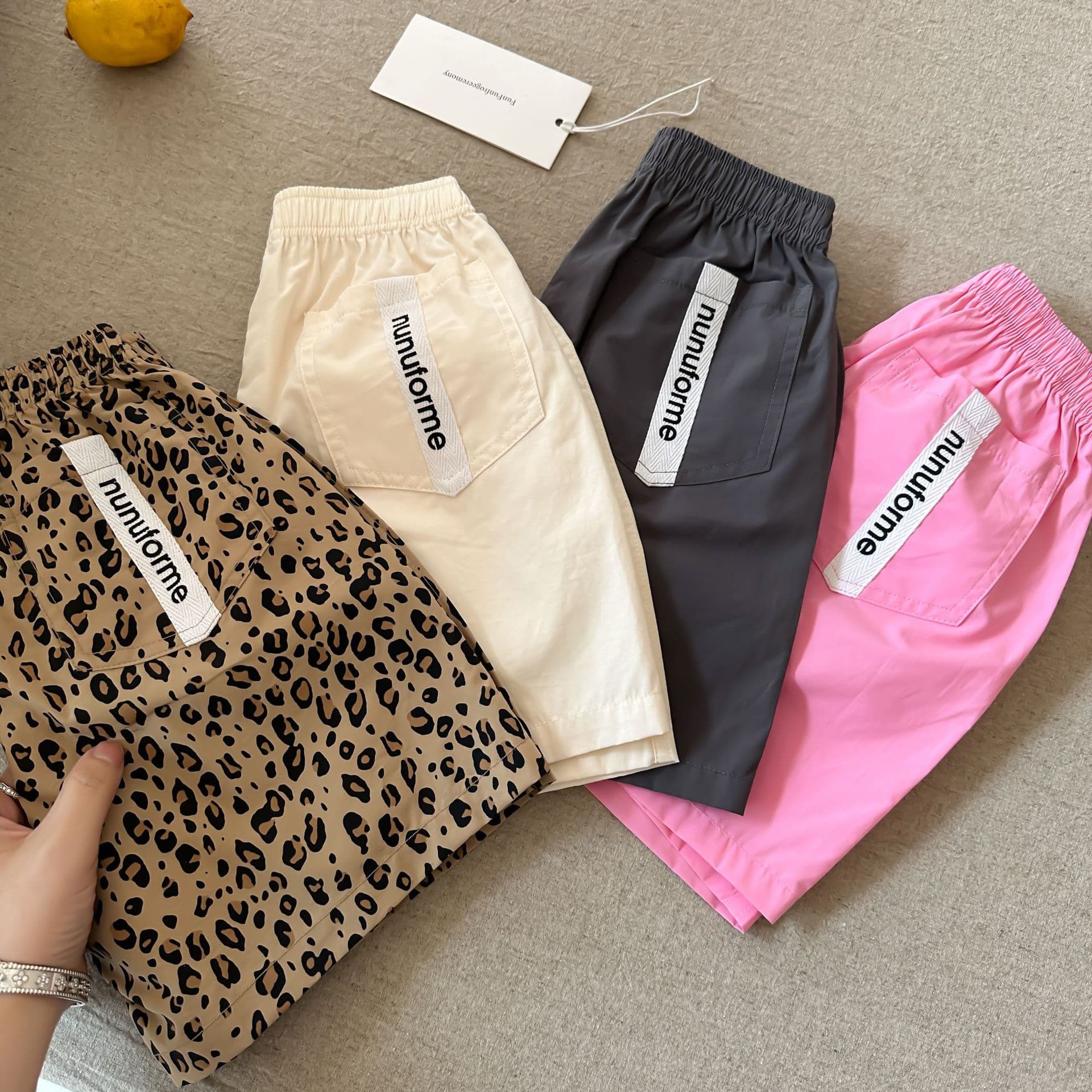2026 Summer New Arrival Boys' and Girls' Shorts Five-Point Pants Korean-Style Children's Leopard Print Pants In Stock