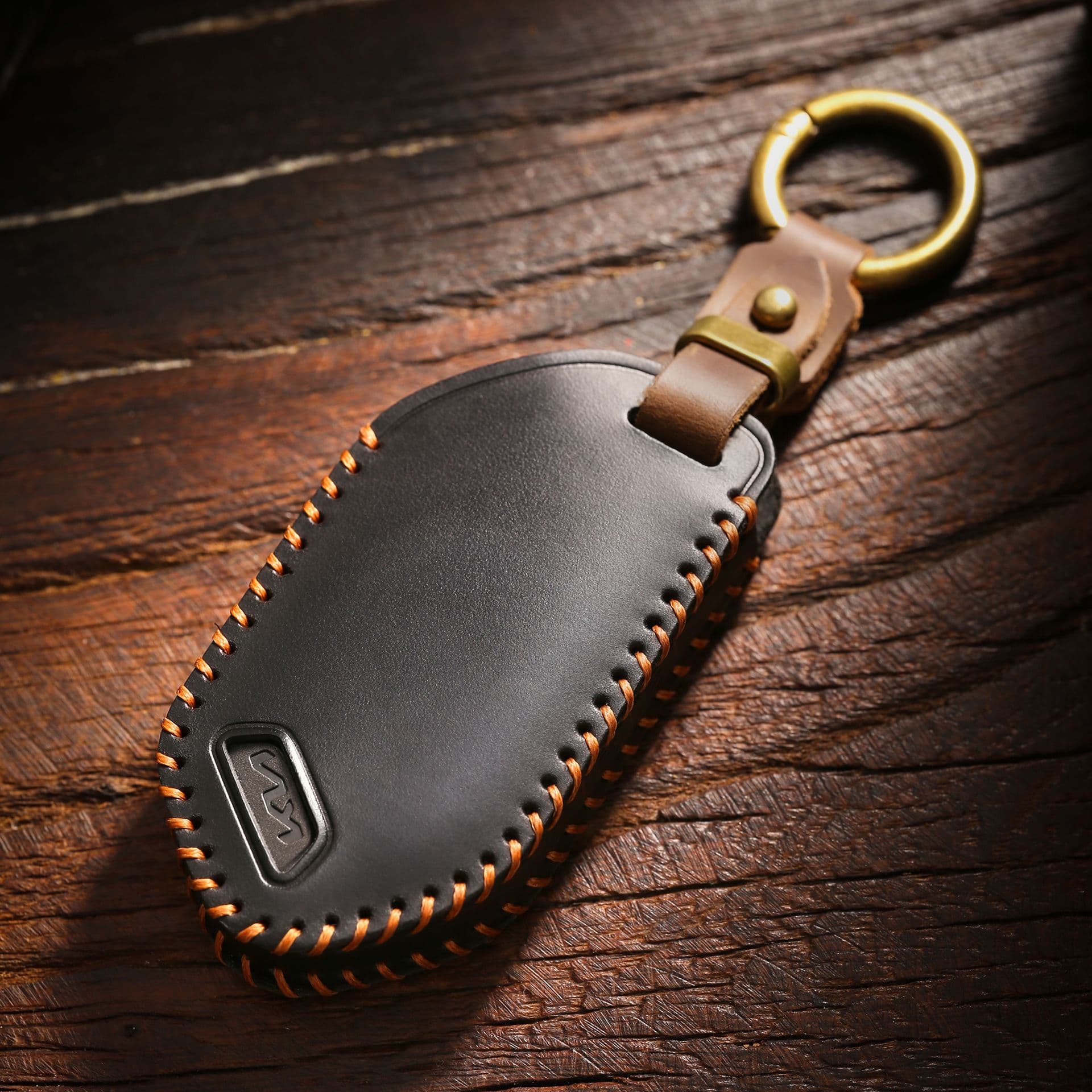 Cross-border Special Key Case for KIA New 2024 Car Key Protective Cover Genuine Leather