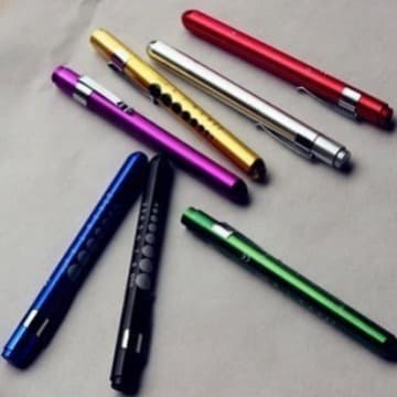 Pupil Pen Light with Scale for ENT and Eye Examination, Engraving and Printing Available, Seven Colors Optional Wholesale