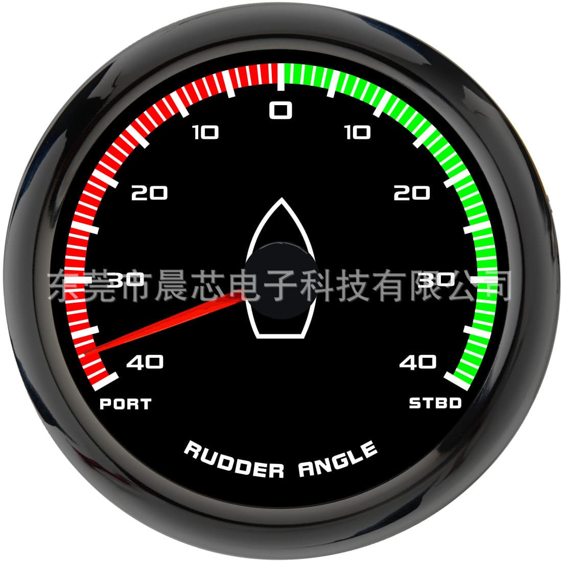 85mm Marine Modified Gauge 12V/24V for Ships, Yachts, Vessels, Fishing Boats, Pointer Rudder Angle Meter