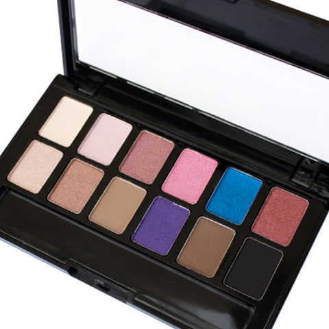 Qiaoyan Makeup Palette Nude Eyeshadow Palette 12 Colors Earth Tone Shimmer Matte Multi-Color Beginner Makeup Chinese Brand