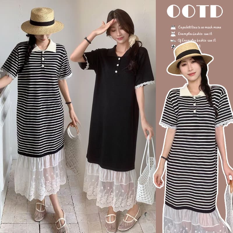 2026 New Summer Nursing Dress, Korean Loose Fit, Slimming, Casual Style, Postpartum Breastfeeding Clothes for Women