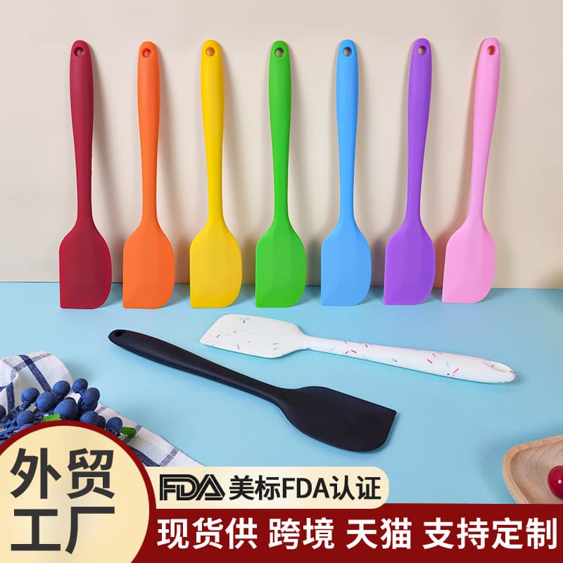 FDA Silicone All-In-One All-Inclusive Large and Small Spatula Food Grade Stirring Cream Spatula Cake Baking Tool