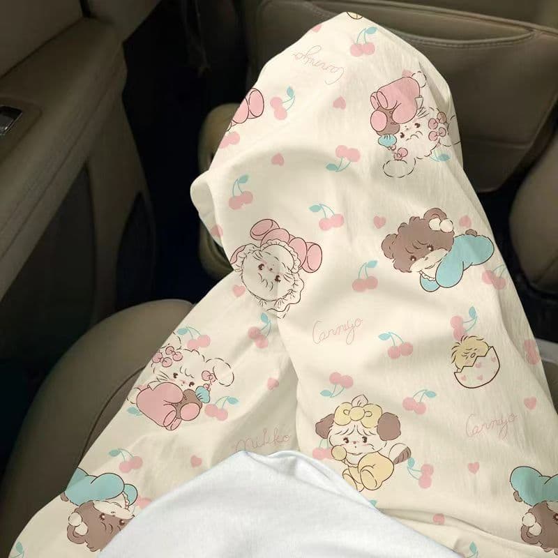 Cute Summer Casual Pants Home Pants Walking Pants Fashion Cute Cloud Cotton Lightweight Cool Pants Cartoon Sweet Sleep