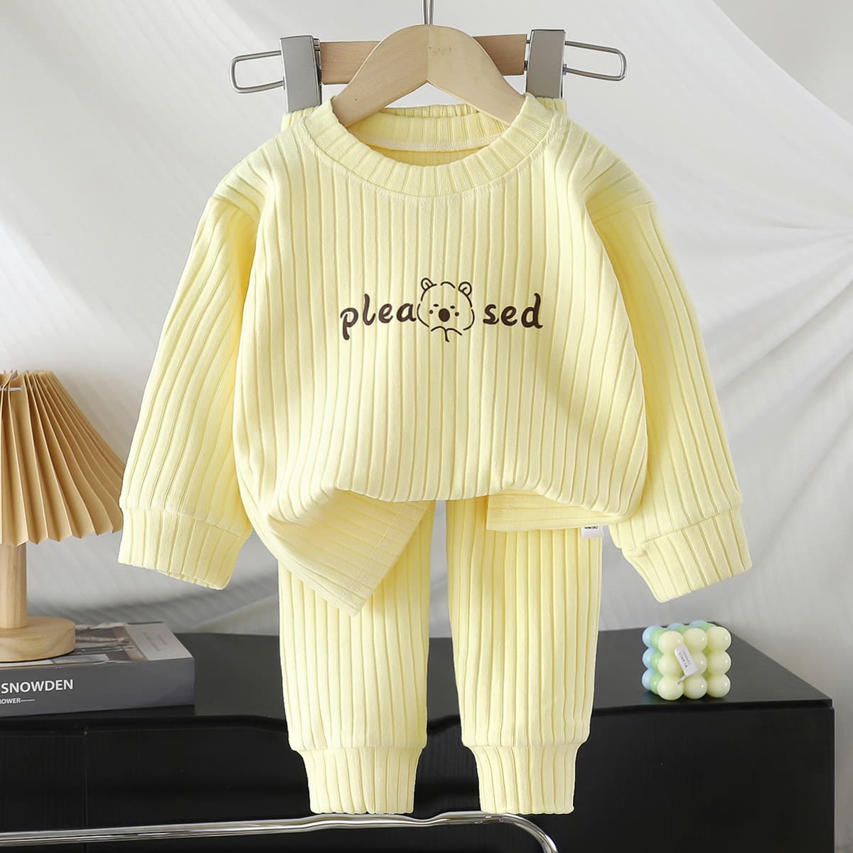 Children's Autumn and Winter Loungewear Baby Thermal Underwear Set Infant Warm Base Layer Boys Girls New German Velvet Kids Clothing