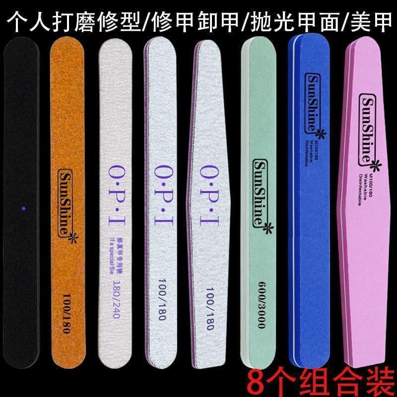 Nail Polishing Strip, Nail Buffing Strip, Sponge Sanding Block, Nail Surface Polisher, Manicure Tool Set