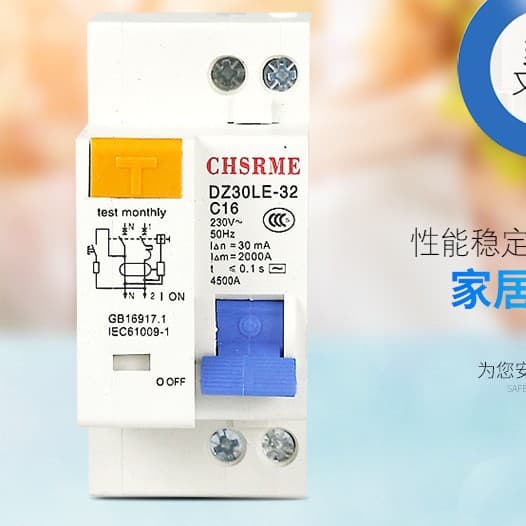 DZ30LE-32 Household Small Leakage Protector DPN Air Switch Double In Double Out Dual Wire 16/20/25A