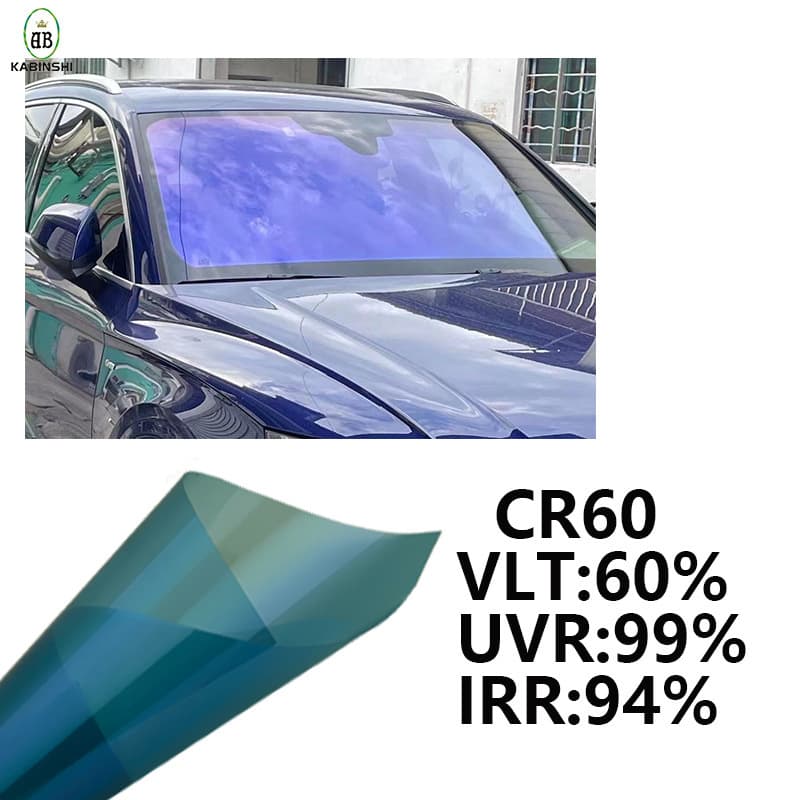 Spot car film Chameleon High Insulation Window Film Purple Colorful HD Solar Film Prado