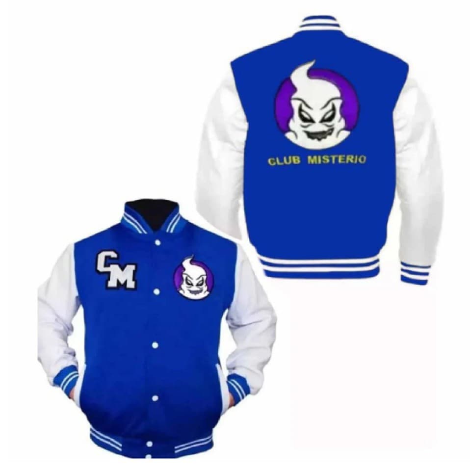 New Amazon Hot Selling CLUB MISTERIO Mystery Club Men's and Women's Baseball Jacket Wholesale Drop Shipping