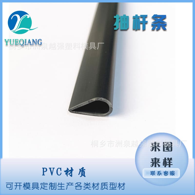 PVC Teardrop Pull Tab Strip Folder Pull Tab Strip File Pocket Mouth Plastic Sealing Strip Blade Protection Strip