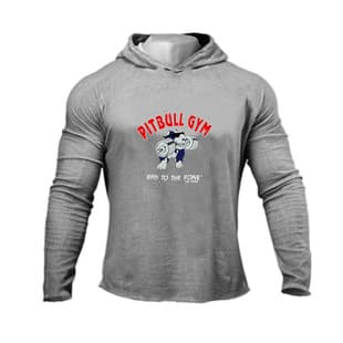 Cross-Border Trendy Fitness Hoodie Men's Jacket Fall Sports Sweatshirt Casual Cotton European and American Gym Wear Factory Direct Supply
